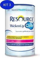 Kit 3 Suplemento Alimentar Resource Thicken Up Clear 125g