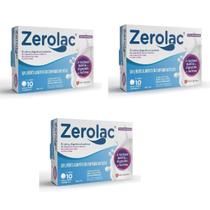 Kit 3 Suplemento Alimentar Zerolac 10 Cpr - União Química
