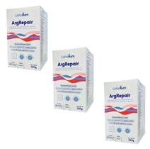 Kit 3 Suplemento Argrepair 13g Cicatrização Préop 10 Sachês