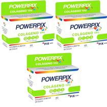 kit 3 Suplemento Colágeno Tipo II Com 60 Cápsulas - Powerpix
