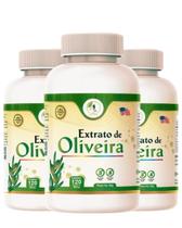 KIT 3 Suplemento Extrato de Oliveira 120 Cápsulas 500mg FitsLife
