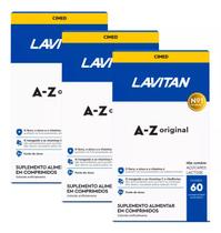 Kit 3 Suplemento Lavitan A-Z Original Com 60 Cp - Cimed