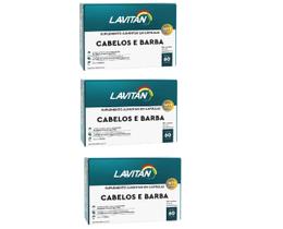 kit 3 Suplemento Lavitan Cabelos e Barba Com 60Caps - Cimed