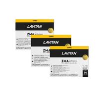 Kit 3 Suplemento Lavitan ZMA Performance 30 Comp Cimed