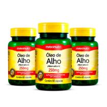 Kit 3 Suplemento Óleo de Alho 250mg 60 Capsulas Maxinutri