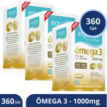 Kit 3 Suplemento Ômega 3 Equaliv 1000mg 120 Cps - Althaia