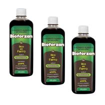 Kit 3 Suplemento Rico Em Ferro Bioforzan 400ml - Arte Nativa