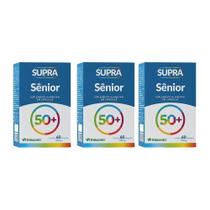 Kit 3 Suplemento Supra Sênior 50+ Com 60 Cápsulas - Herbamed