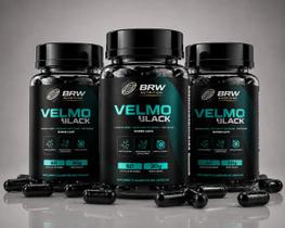 Kit 3 Suplemento Velmo Black 60 Cápsulas Energia Vitalidade Sem Sabor Kit 3 Suplemento Velmo Black 60 Cápsulas Energia Vitalidade Sem Sabor
