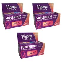 Kit 3 Suplemento Vigora Plus Gold 60Cps - Prati
