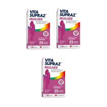 Kit 3 Suplemento Vita Supraz Mulher Imunidade Vitamina 60cps Kit 3 Suplemento Vita Supraz Mulher Imunidade Vitamina 60cps