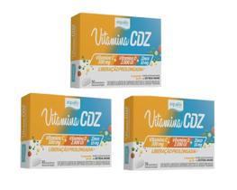 Kit 3 Suplemento Vitamina CDZ 30 Comprimidos - Equaliv Kit 3 Suplemento Vitamina CDZ 30 Comprimidos - Equaliv