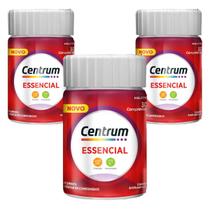 Kit 3 Suplemento Vitamina Centrum Essencial 30 Cpr - Haleon