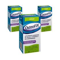 Kit 3 Suplemento Vitamina D OsteoFix 1250mg 60 Cpr Natulab