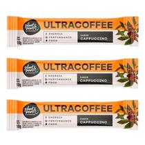 Kit 3 suplementos em pó ultra coffee cappuccino 10g plant power