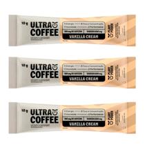 Kit 3 suplementos em pó ultra coffee vanilla cream 10g plant power Kit 3 suplementos em pó ultra coffee vanilla cream 10g plant power