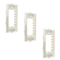 Kit 3 Suporte Base 4x2 Linha Clean e Sleek Margirius Cor:Branco