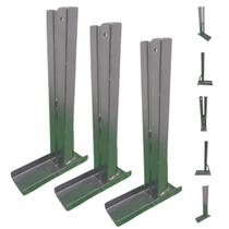 Kit 3 Suporte de Fixação Reforçado Para Motor de Portão RCG PPA Garen Rossi Intelbras Basculante