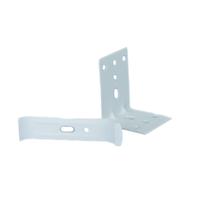 Kit 3 suporte em l para trilho suiço triplo - parede