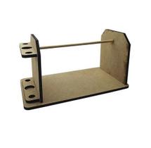 Kit 3 Suporte para Novelo ou Cone 27x16x14 Mdf Madeira