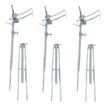 Kit 3 Suporte Pesca Regulavel Robocop Robo Cop Ajustavel