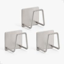 Kit 3 Suporte Porta Esponja Bucha Pia Inox Cozinha Organizador Adesivo Sem Furo Kit 3 Suporte Porta Esponja Bucha Pia Inox Cozinha Organizador Adesivo Sem Furo