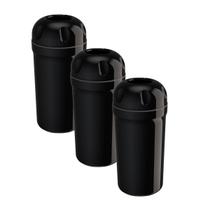 Kit 3 Suporte Porta Garrafa Térmico 600ml Cerveja Preto - Unitermi