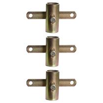 Kit 3 Suporte Tubo Antena Rente Mini 3/4 Parede Telha Paulistinha