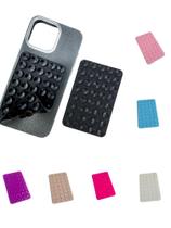 Kit 3 Suporte Universal Dispositivo De Celular Com Silicone Borracha Ventosa Dupla Face