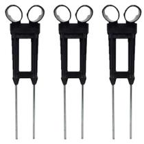 Kit 3 Suportes Apoio Duplo AD405 P Vara Pesca De Mão Armador Kit 3 Suportes Apoio Duplo AD405 P Vara Pesca De Mão Armador