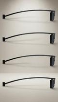 Kit 3 Suportes Curvos 60cm p/ Refletor Kit 3 Suportes Curvos 60cm p/ Refletor