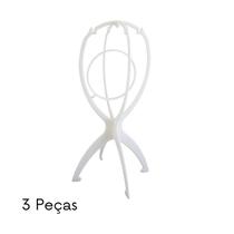 Kit 3 Suportes Peruca Wigs e Laces Kit 3 Suportes Peruca Wigs e Laces