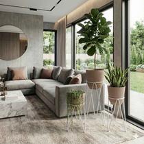 Kit 3 Suportes Tripé de Chão Aço com Cachepot Pote 17- 30cm 45cm 60cm - CT17