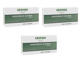 Kit 3 Supositório De Glicerina 12 Supositórios - Granado