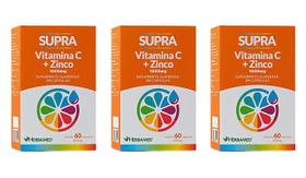 Kit 3 Supra Vitamina C + Zinco 60 Cápsulas - Herbamed Kit 3 Supra Vitamina C + Zinco 60 Cápsulas - Herbamed