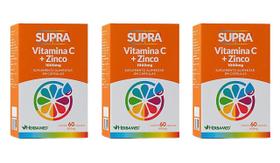 Kit 3 Supra Vitamina C + Zinco 60 Cápsulas - Herbamed