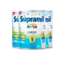Kit 3 Supramil Bebida Rice Milk Unilife 500g Kit 3 Supramil Bebida Rice Milk Unilife 500g