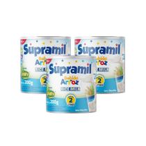 Kit 3 Supramil Kids Bebida De Arroz Zero Lactose - 200g - Unilife