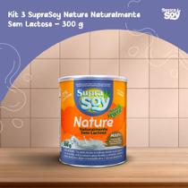 Kit 3 SupraSoy Nature Sem Lactose - Proteína de Soja Isolada 3x300g Kit 3 SupraSoy Nature Sem Lactose - Proteína de Soja Isolada 3x300g