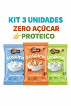 Kit 3 Suspiros Proteicos La Ganexa Zero Açúcar Low Carb Fitness
