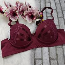 Kit 3 sutiã com bojo alça reforçada confortavel (kit 3 fitas )