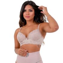 Kit 3 Sutiã De Bojo Com Renda Reforçado Com Barbatanas