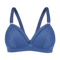 Kit 3 Sutiã sem bojo liso alça grossa reforçada confortável plus size básico