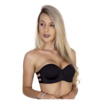 Kit 3 Sutiã Top Sem Alças C/ Bojo Alça Tripla Lingerie Lisa Kit 3 Sutiã Top Sem Alças C/ Bojo Alça Tripla Lingerie Lisa