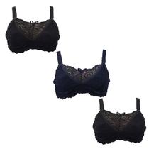 Kit 3 Sutiãs Amamentação Fecho Click Conforto Maternidade 407