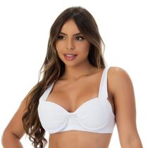 Kit 3 Sutias De Alças Largas Confortaveis Nao Machucam 6032 - Silvest Lingerie