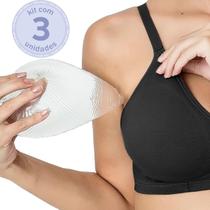 Kit 3 Sutiãs Mastectomia Em Modal Feminino Love Secret