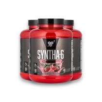 Kit 3 Syntha 6 Optimum Nutrition Morango Milkshake 1.82Kg