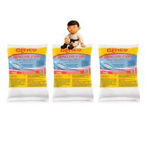 Kit 3 Tablete Pastilha Pedra Cl Estabilizado Genclor T-200 Genco Kit 3 Tablete Pastilha Pedra Cl Estabilizado Genclor T-200 Genco