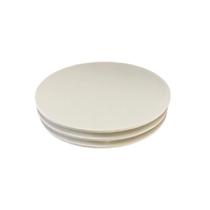 Kit 3 tabuleiro redondo mdf branco 25cm x 9mm